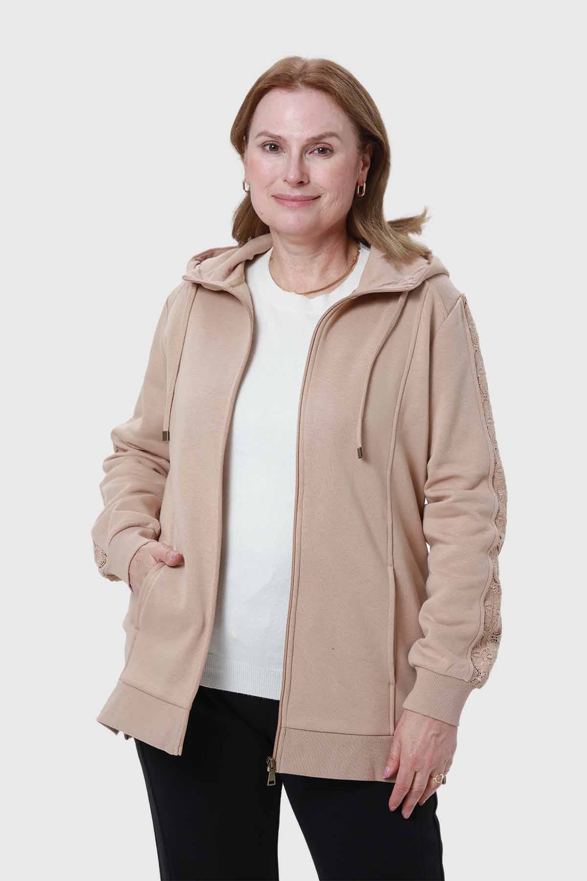 Polerón Mujer Beige
