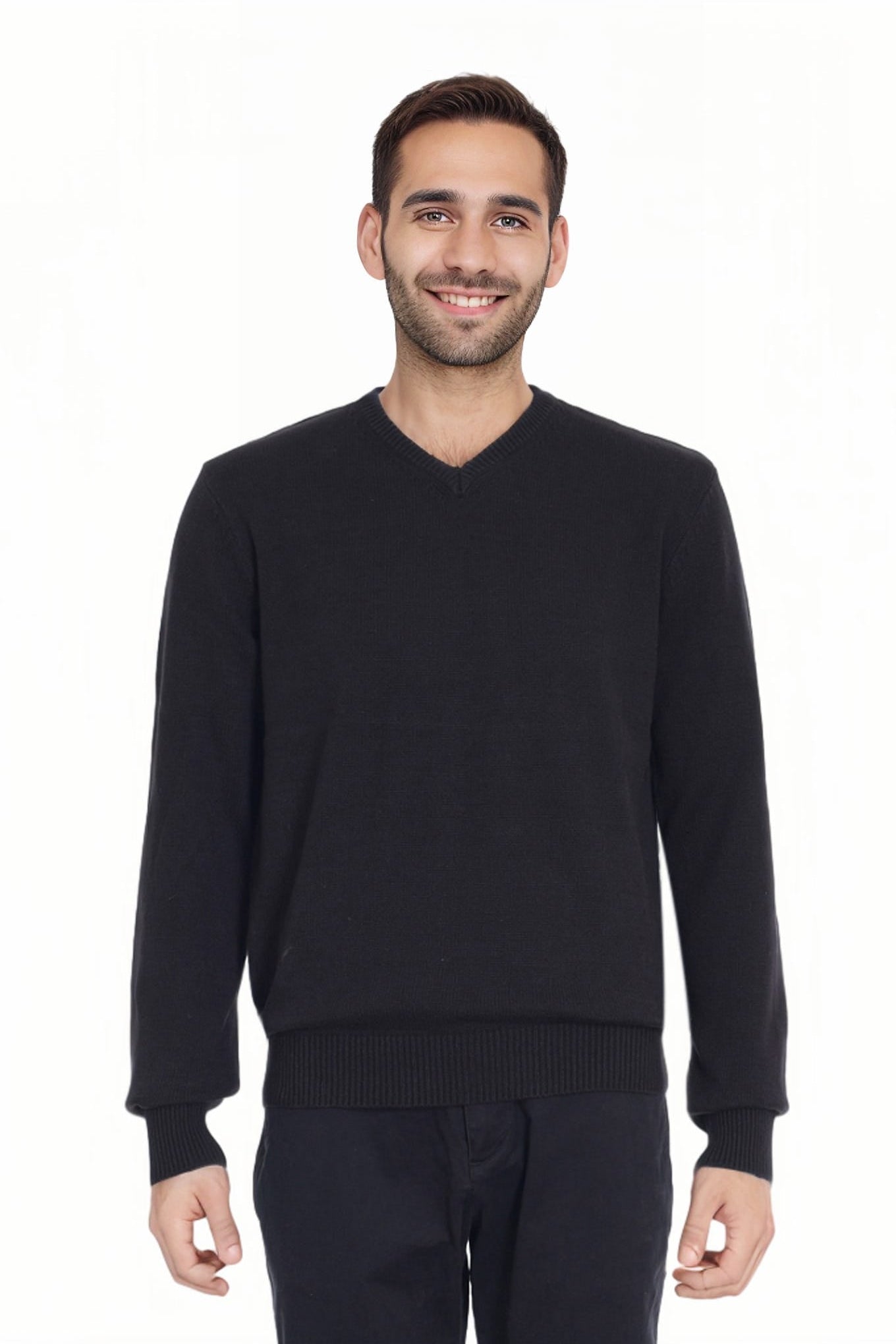 Sweater Hombre Básico Negro