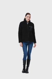 POLAR MUJER TIPO CHAQUETA PUFFA NEGRO II FSP