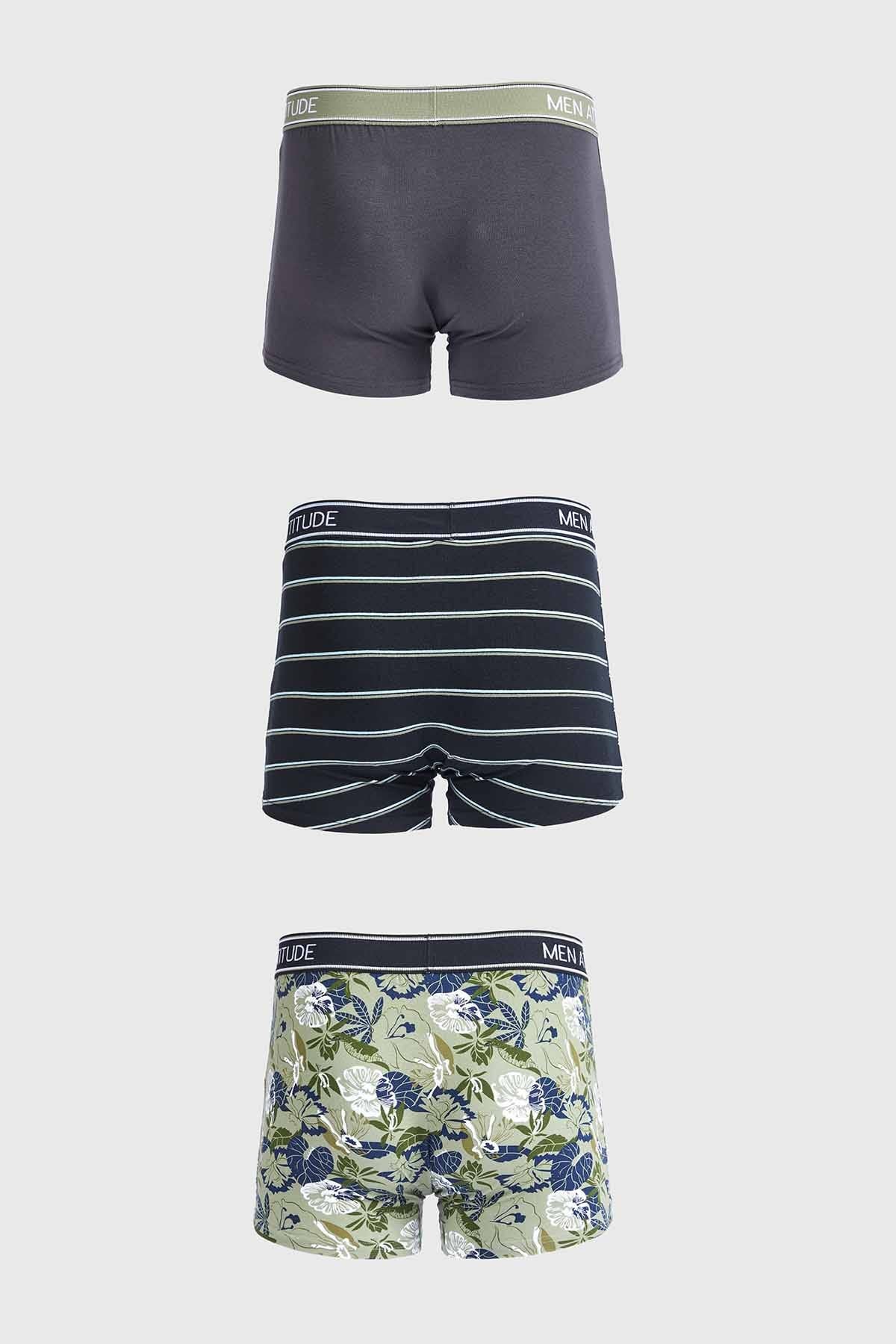 Boxer Hombre Tripack Básico Verde