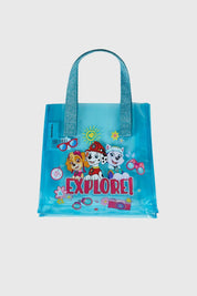 Bolsa Holográfica Paw Patrol Celeste
