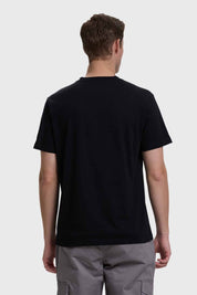 Polera Hombre Casual Básica Negro