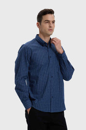 Camisa Hombre Fantasía Azul
