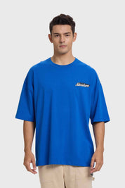 Polera Hombre Print Celeste
