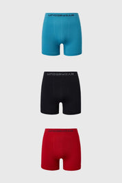 Boxer Hombre Tripack Medio Negro