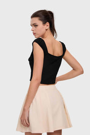 Blusa Mujer Textura Negro