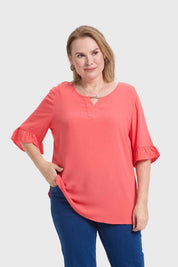 Blusa Mujer Vuelo Rojo