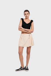 Blusa Mujer Textura Negro