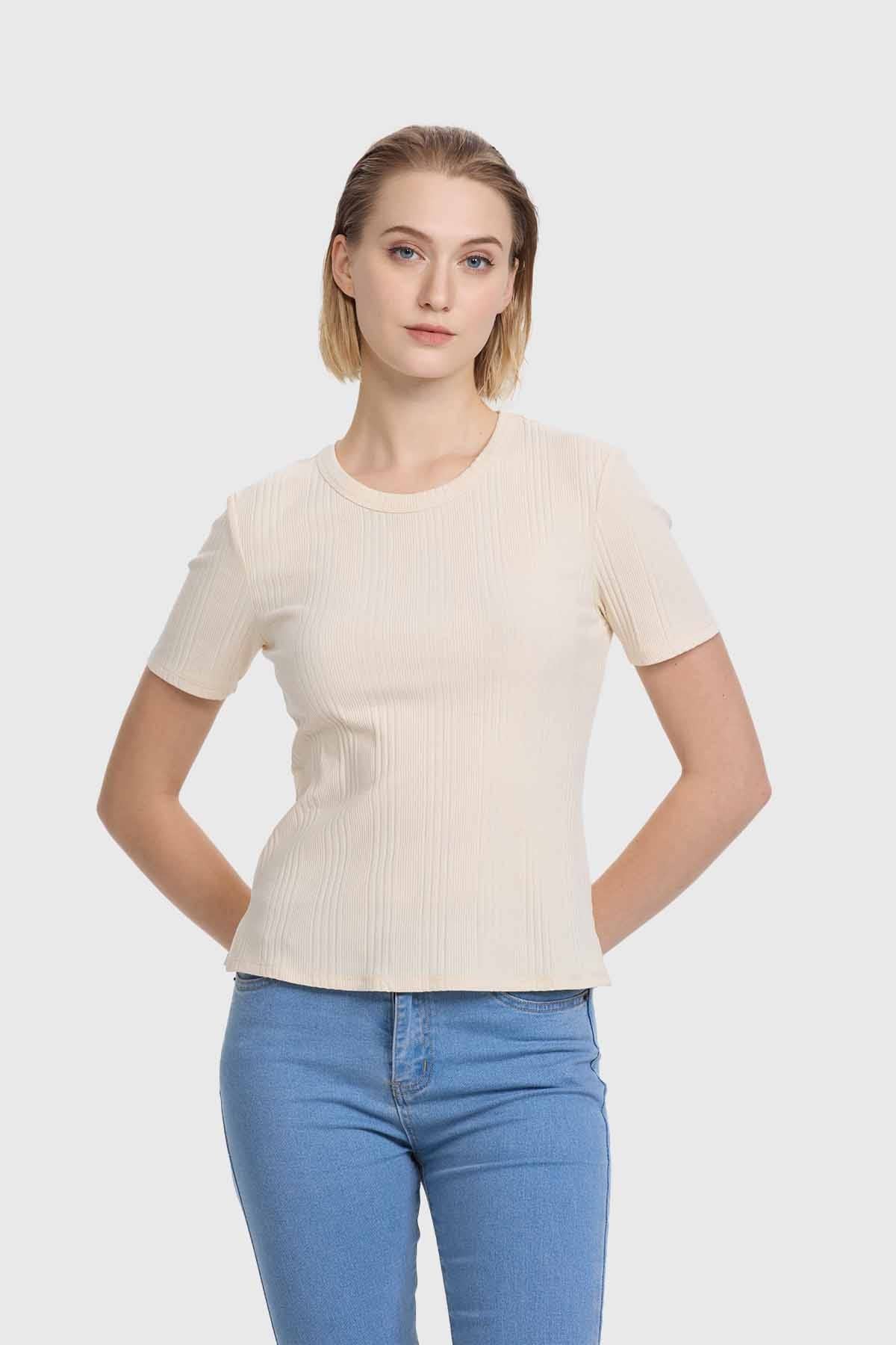 Polera Mujer Rib Arena