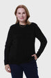 Sweater Mujer Tejido Negro