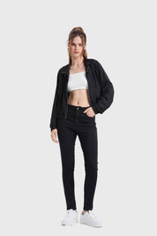 Chaqueta Mujer Cortaviento Negro