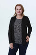 Sweater Mujer Estampado Negro