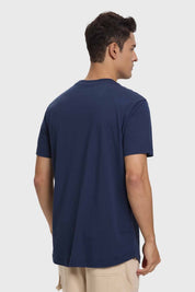 Polera Hombre Loose Fit Azul Índigo