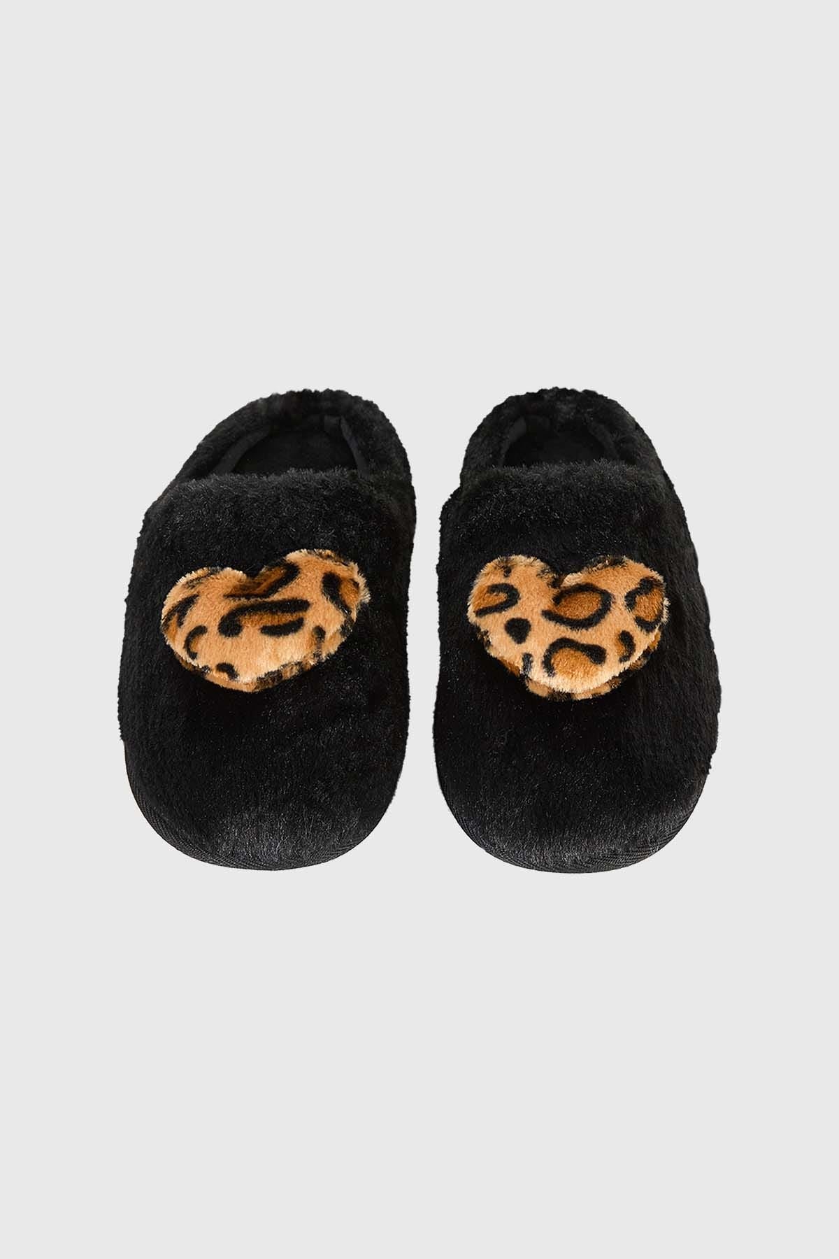 Pantufla Mujer Con Pompón Negro