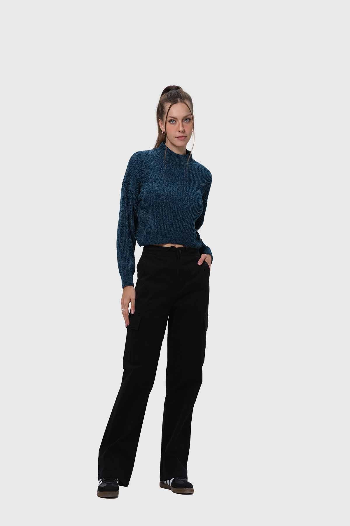 Sweater Mujer Chenille Verde