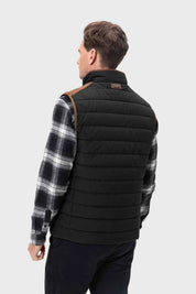Parka Hombre Con Bolsillos Negro