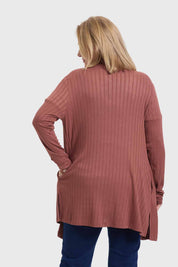 Sweater Mujer Tapado Café