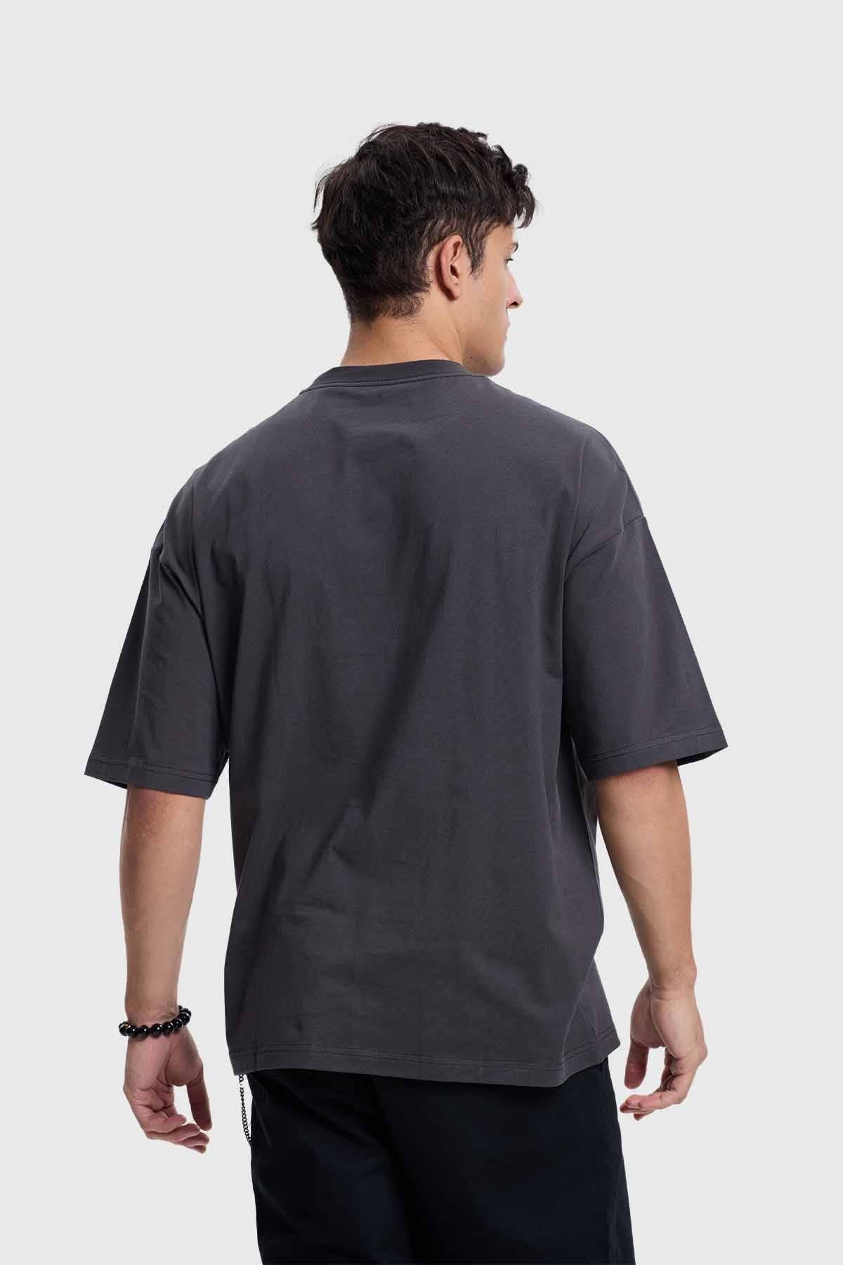 Polera Hombre Oversize Marengo
