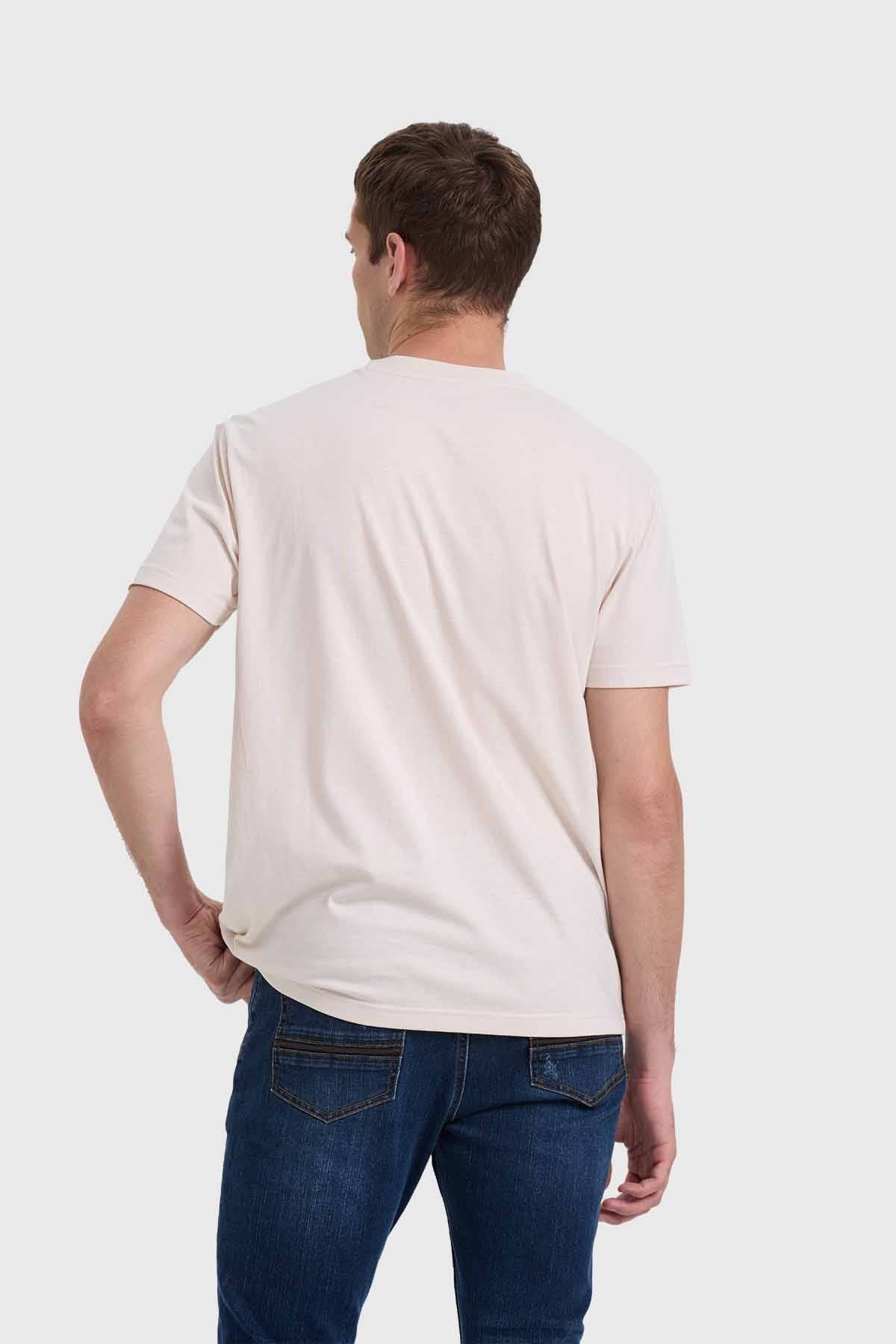 Polera Hombre Básica Beige