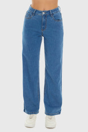 Jeans Mujer Recto Sofia Azul