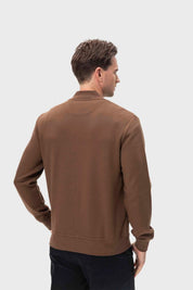 Polerón Hombre Bomber Chocolate