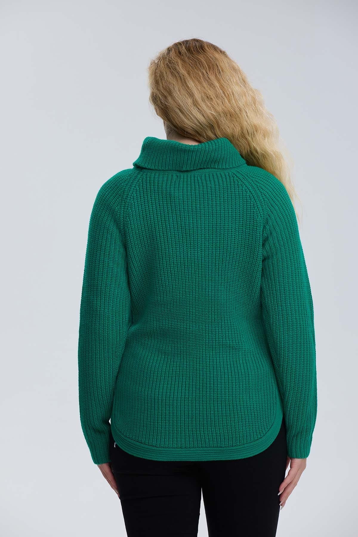 Sweater Mujer Tejido Verde