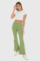 Jeans Flare Monse Mujer Verde