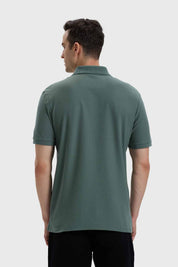 Polera Hombre Con Logo Verde