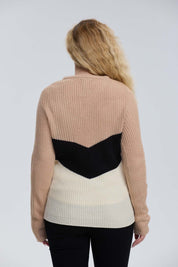 Sweater Mujer Tejido Beige