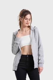 Polerón Mujer Hoodie Gris