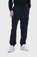 Pantalón Buzo Hombre Jogger Cargo Azul