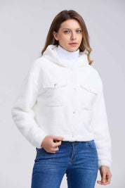 Polar Mujer Tipo Chaqueta Crudo