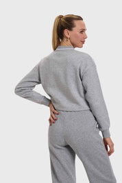 Polerón Mujer Preppy Gris