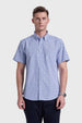 Camisa Hombre Casual Celeste