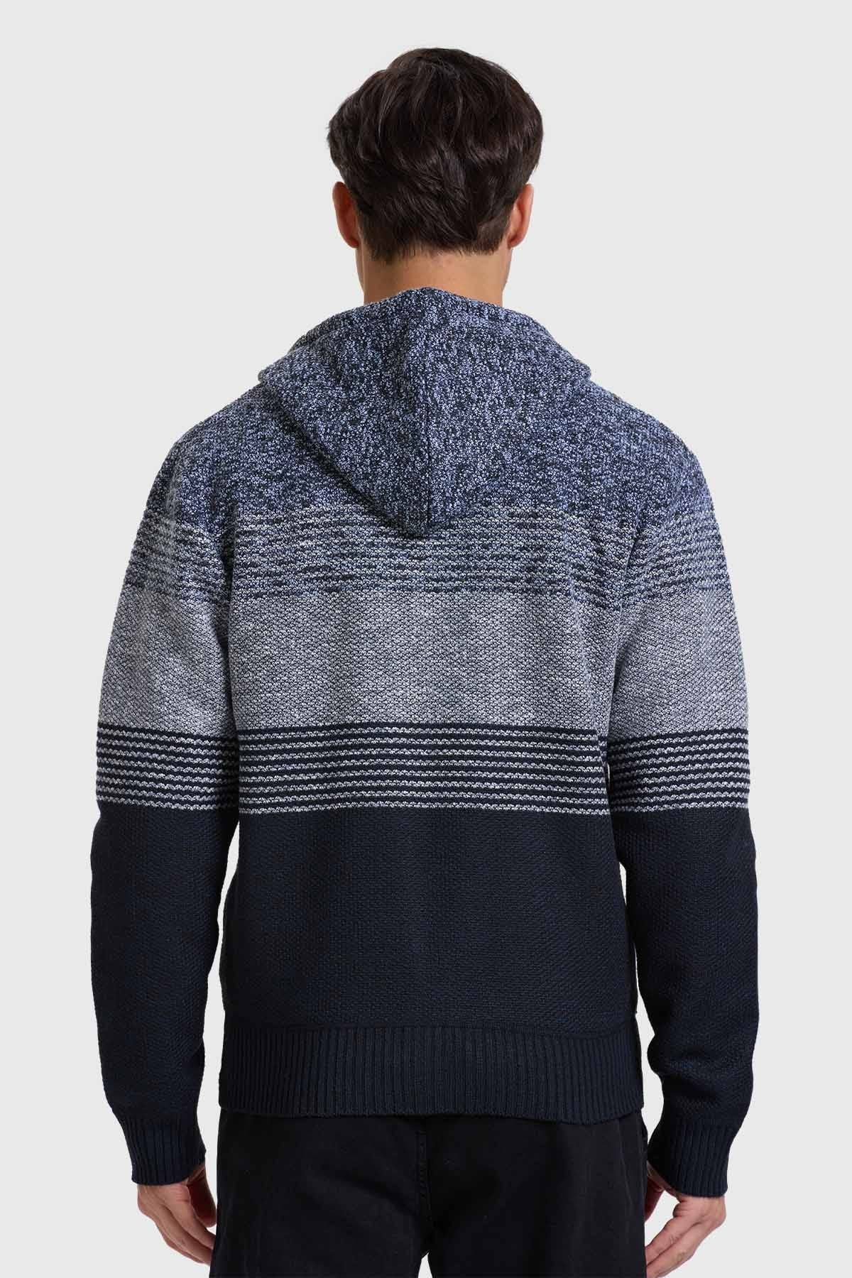 Polerón Hombre Con Polar Azul