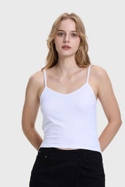 Polera Peto Mujer Pabilo Crop Blanco