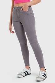 JEANS MUJER SUPER SKINNY EMILIA GRIS
