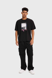 Polera Hombre City Negro