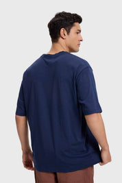 Polera Hombre Print Azul