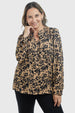 Blusa Mujer Estampado Camel