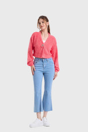 Sweater Mujer Lazo Coral