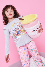 Pijama Niña Paw Patrol Gris