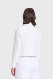 Blazer Mujer Corte Cruzado Crudo