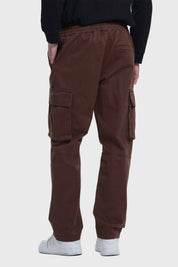Pantalón Hombre Cargo Recto Chocolate