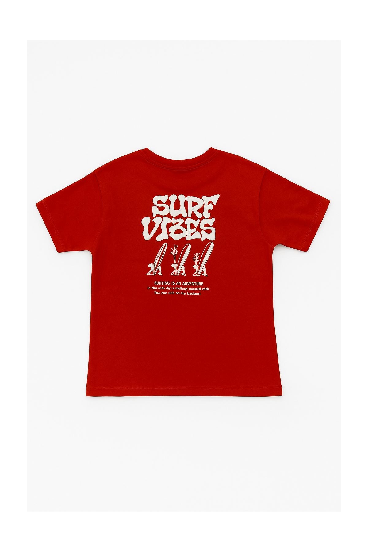 Polera Niño Print Rojo