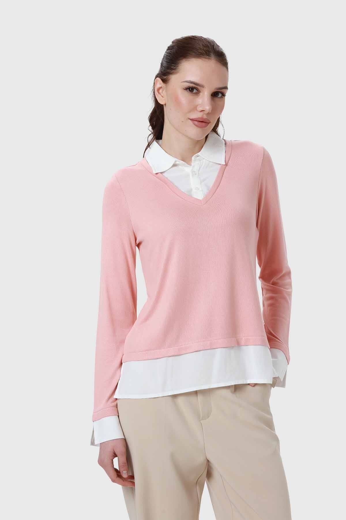 Sweater Mujer Blusa Rosado