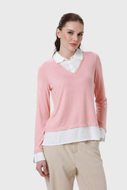 Sweater Mujer Blusa Rosado