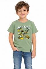 Polera Slim Niño Verde Claro