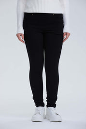 Pantalón Mujer Con Bolsillo Negro