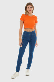 JEANS MUJER CASTILLA SKINNY AZUL